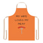MY WIFE LOVES MY MEAT Apron (AOP)