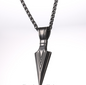 Spear necklace with chain (stainless steel)