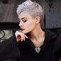 Wolf Necklace Sterling Silver Wolf Pendant Celtic Knot Double Wolf Jewelry Gifts for Women Man