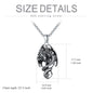 Dragon Necklace for Men Dragon Cross Pendant Jewelry Gothic Vintage