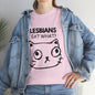 LESBIANS EAT WHAT? Unisex Heavy Cotton Tee