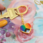Pride Heart Keychain