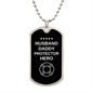 husband dog tag (firefighter)