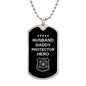 husband dog tag (police)