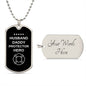 husband dog tag (firefighter)