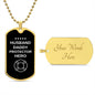 husband dog tag (firefighter)