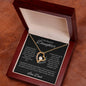 To My Beautiful Daughter (Love Dad) Forever Love Necklace