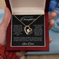 To My Beautiful Daughter (Love Dad) Forever Love Necklace