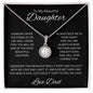 To My Beautiful Daughter (Love Dad) Eternal Hope Necklace