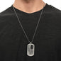 Engraved American Flag Dog tag