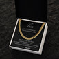 To My Son(from Mom) Cuban Link Chain