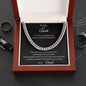 To My Son (Love Dad) Cuban Link Chain