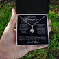 To My Beautiful Daughter (Love Mom) Alluring Beauty Necklace
