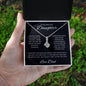 To My Beautiful Daughter(Love Dad) Alluring Beauty Necklace
