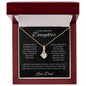 To My Beautiful Daughter(Love Dad) Alluring Beauty Necklace