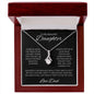 To My Beautiful Daughter(Love Dad) Alluring Beauty Necklace