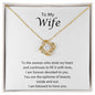To My Wife (1) Love Knot Necklace