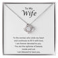 To My Wife (1) Love Knot Necklace