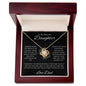 To My Beautiful Daughter (Love Dad) Love Knot Necklace
