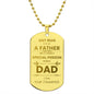 ANY MAN DOG TAG (DAUGHTER)