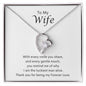 To My Wife (2) Forever Love Necklace