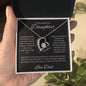 To My Beautiful Daughter (Love Dad) Forever Love Necklace