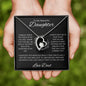 To My Beautiful Daughter (Love Dad) Forever Love Necklace