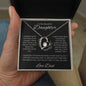 To My Beautiful Daughter (Love Dad) Forever Love Necklace