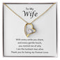 To My Wife (2) Forever Love Necklace