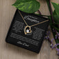 To My Beautiful Daughter (Love Dad) Forever Love Necklace