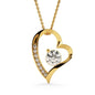 To My Beautiful Daughter (Love Dad) Forever Love Necklace