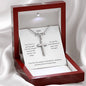 Dear Mom (1) Stainless Cross Necklace