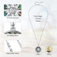 Compass Necklace for Women Sterling Silver Malachite Abalone Shell Pendant Jewelry Graduation Gift for Men Teens