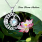 Sun and Moon Necklace 925 Sterling Silver Moonstone Necklace Jewelry Sun Pendant Gifts for Women Wife Girlfriend